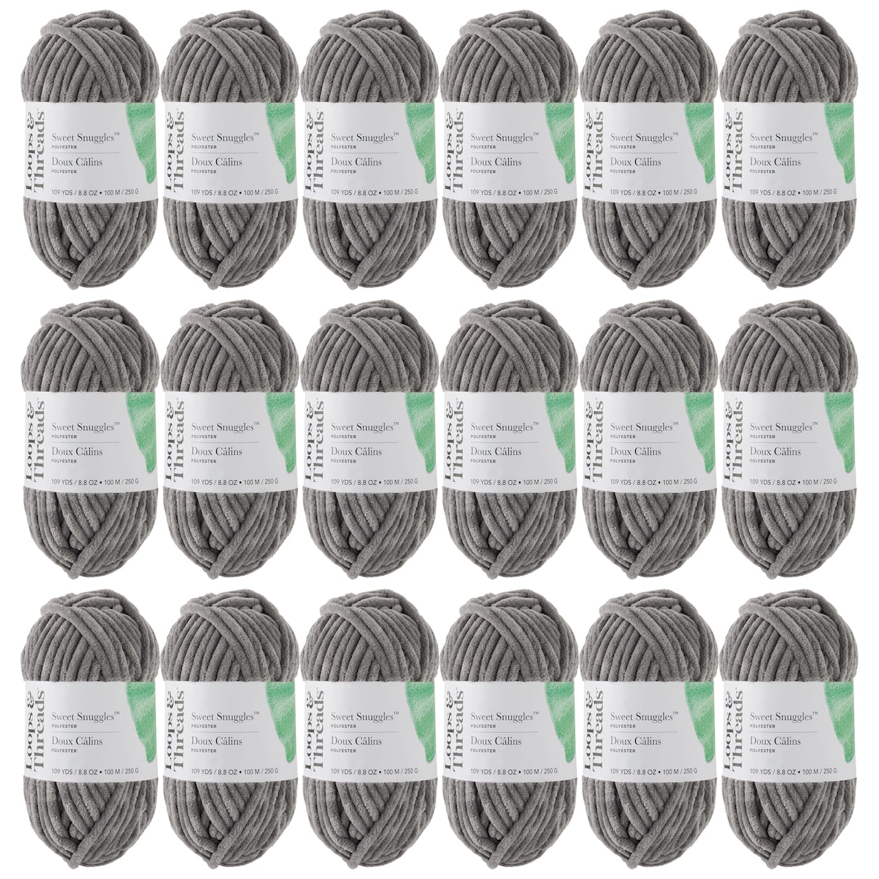18 Pack: Sweet Snuggles™ Yarn by Loops & Threads®